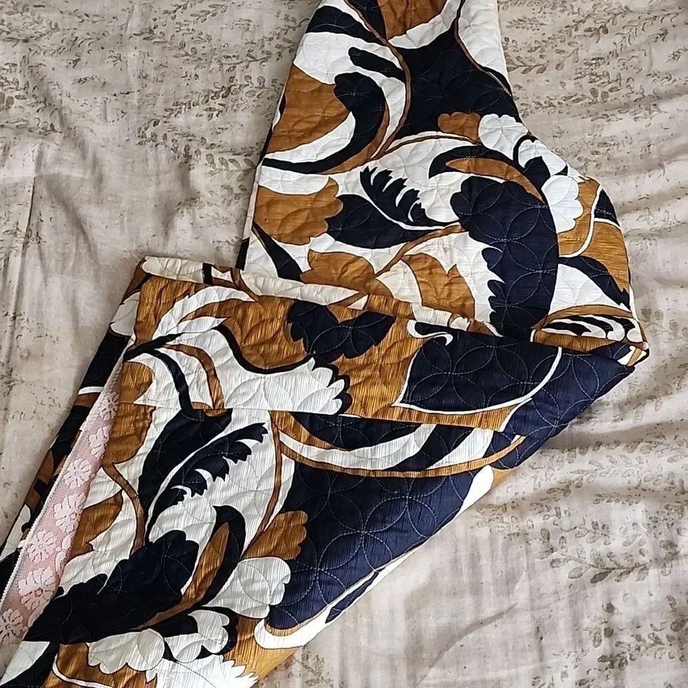 Rare Vtg Phil Rose Of California Fun Collection Wide Leg Quilted Pants